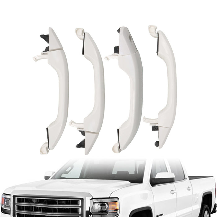 DURAFORCE 2014-2018 Silverado Sierra Olympic White Door Handles Set of 4 22929464