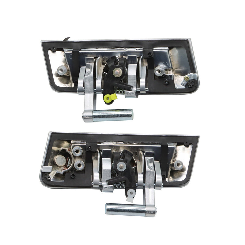 DURAFORCE Silver Exterior Door Handle Set Driver & Passenger 2003-2009 Nissan 350Z
