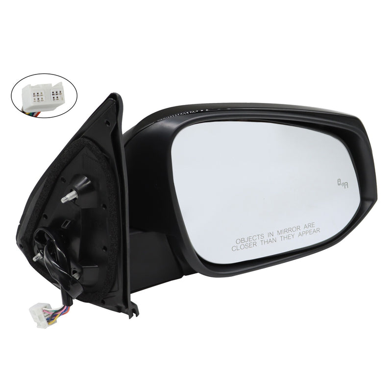 DURAFORCE Power Heated Blind Spot Turn Signal Mirror RH Black for Toyota Tacoma New