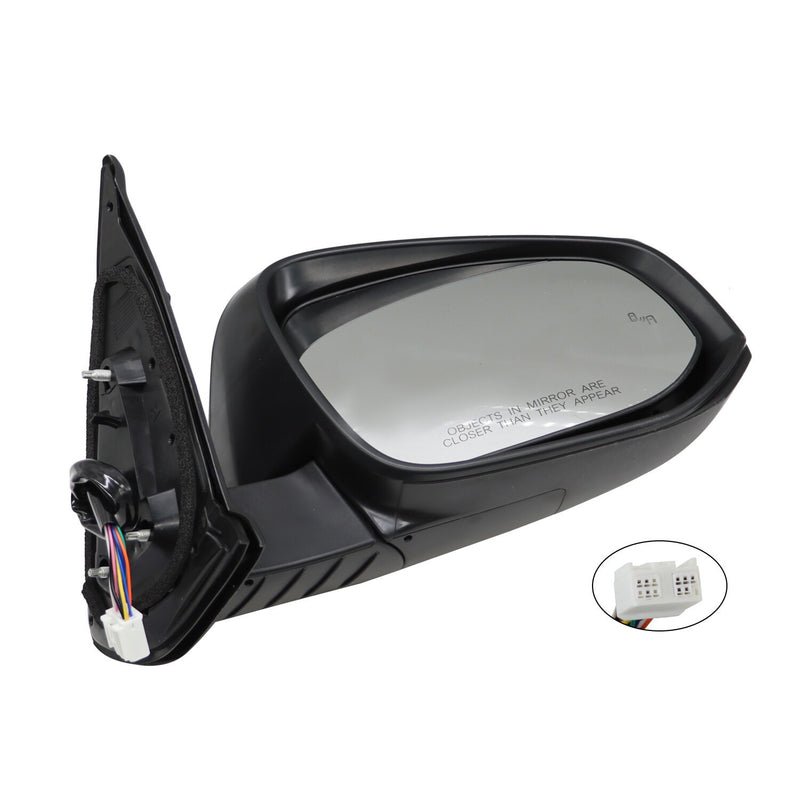 DURAFORCE Power Heated Blind Spot Turn Signal Mirror RH Black for Toyota Tacoma New