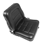 DURAFORCE Universal Fold Down Tractor Forklift Seat with Micro Switch and Slide - Black