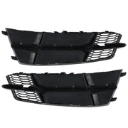 DURAFORCE AUDI S6 A6 S-Line 2016-2018 Black Front Fog Light Cover Honeycomb Grille