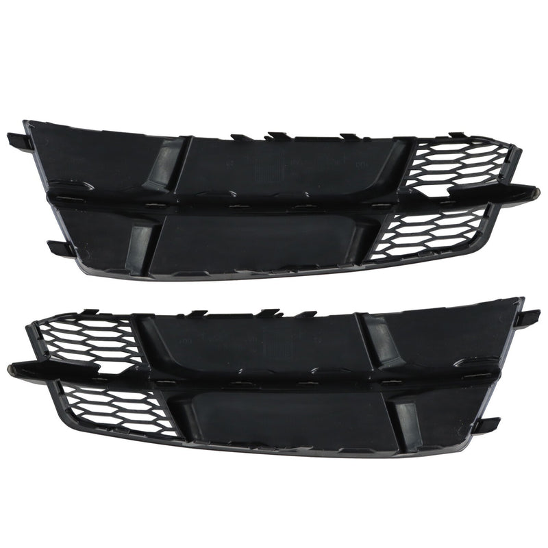 DURAFORCE AUDI S6 A6 S-Line 2016-2018 Black Front Fog Light Cover Honeycomb Grille