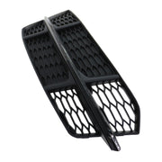 DURAFORCE AUDI S6 A6 S-Line 2016-2018 Black Front Fog Light Cover Honeycomb Grille