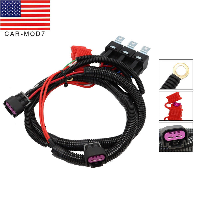 DURAFORCE 1999-2006 ECU Dual Electric Fan Upgrade Wiring Harness 7L5533A226T