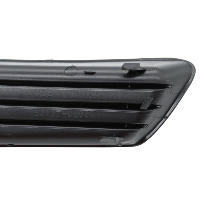 DURAFORCE 2007-2009 Toyota Camry Fog Lamp Covers Left & Right Side Black