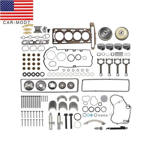 DURAFORCE Chevy Buick GMC 2.4L Engine Rebuild Kit Rods Timing Chain VVT Overhaul
