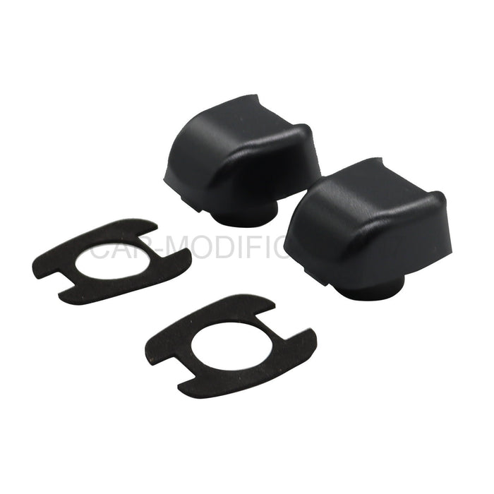 DURAFORCE 07-19 Nissan Frontier Rear Bumper Lamp License Plate Light Cover Black Shell