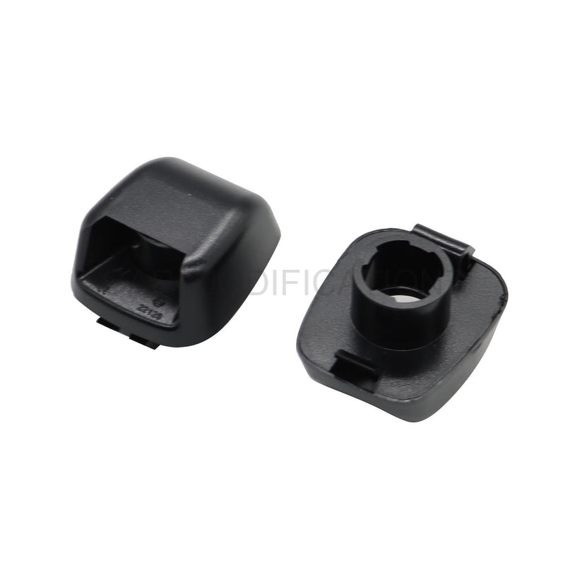 DURAFORCE 07-19 Nissan Frontier Rear Bumper Lamp License Plate Light Cover Black Shell