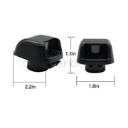 DURAFORCE 07-19 Nissan Frontier Rear Bumper Lamp License Plate Light Cover Black Shell