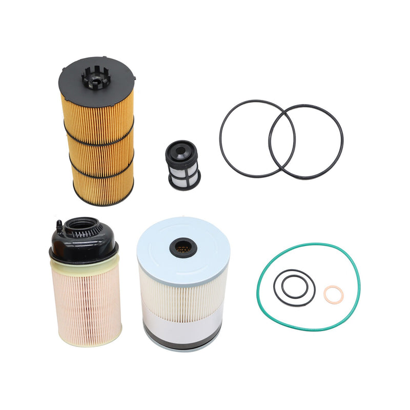 DURAFORCE Freightliner DD13 DD15 DD16 Oil & Fuel Filter Kit PF9908 FS19915 P551005