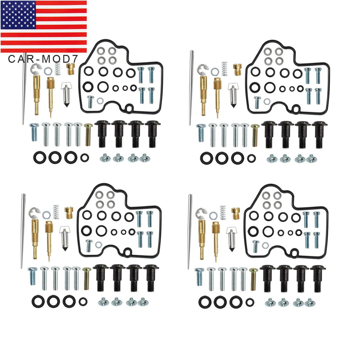 Yamaha YZF R6 600 1999-2002 Carburetor Repair Rebuild Kit 4 Pcs — DURAFORCE