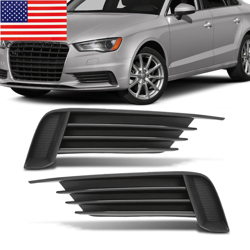 DURAFORCE Audi A3 S3 2013-2017 Front Bumper Lower Left & Right Side Grills 1 Pair
