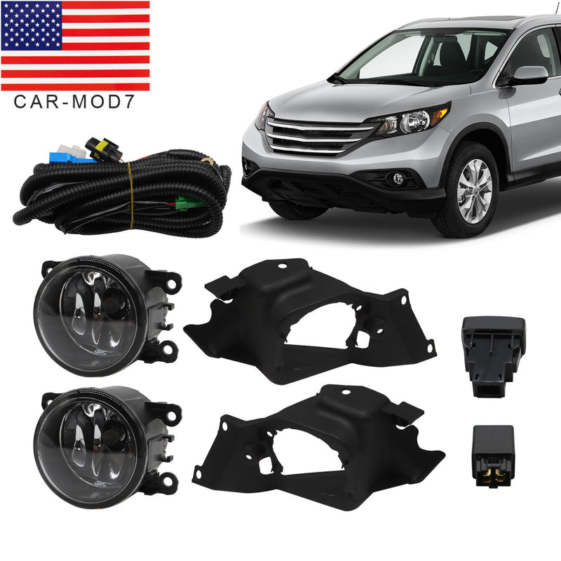 DURAFORCE FL7030 Clear Fog Light Kit for 2012-2014 Honda CR-V Replacement Parts