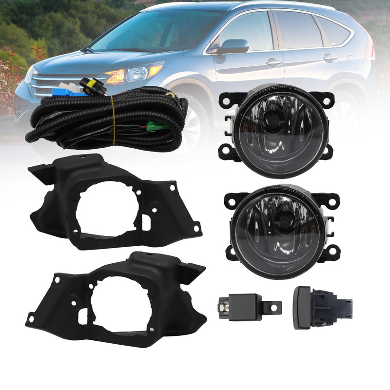 DURAFORCE FL7030 Clear Fog Light Kit for 2012-2014 Honda CR-V Replacement Parts