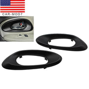 DURAFORCE 02-09 Chevy Trailblazer Front Inside Door Handle Textured Trim Bezel Set