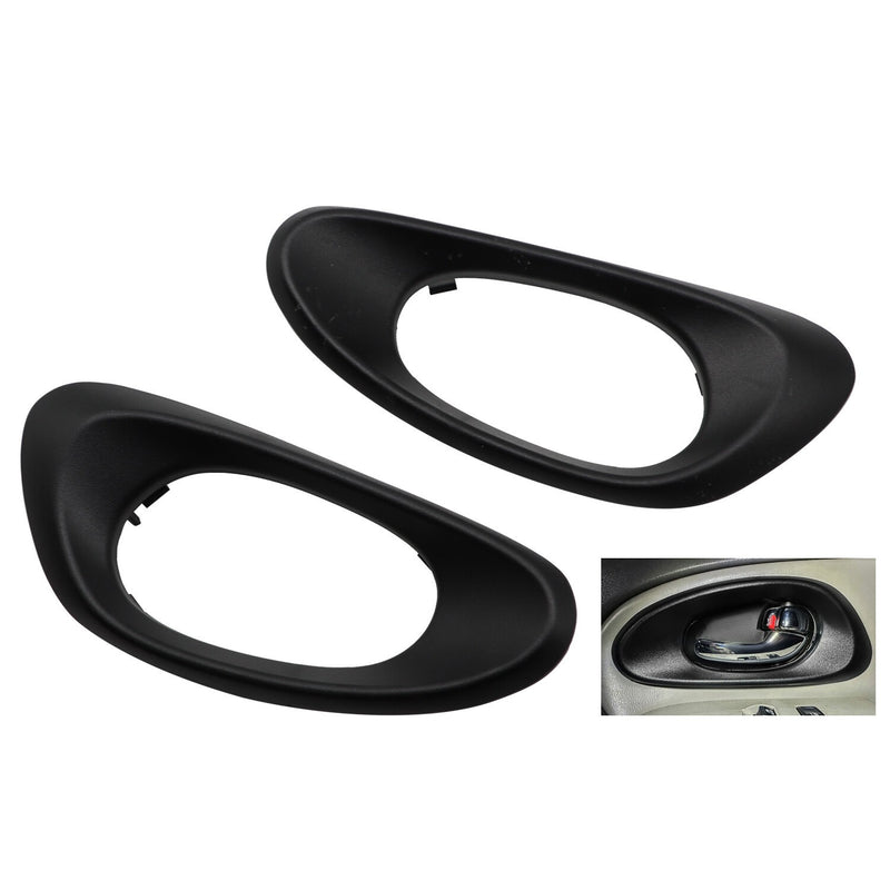 DURAFORCE 02-09 Chevy Trailblazer Front Inside Door Handle Textured Trim Bezel Set