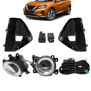 DURAFORCE LED Fog Lights Kit w/ Bezel, Switch, Wires & Relay for 19-21 Nissan Murano