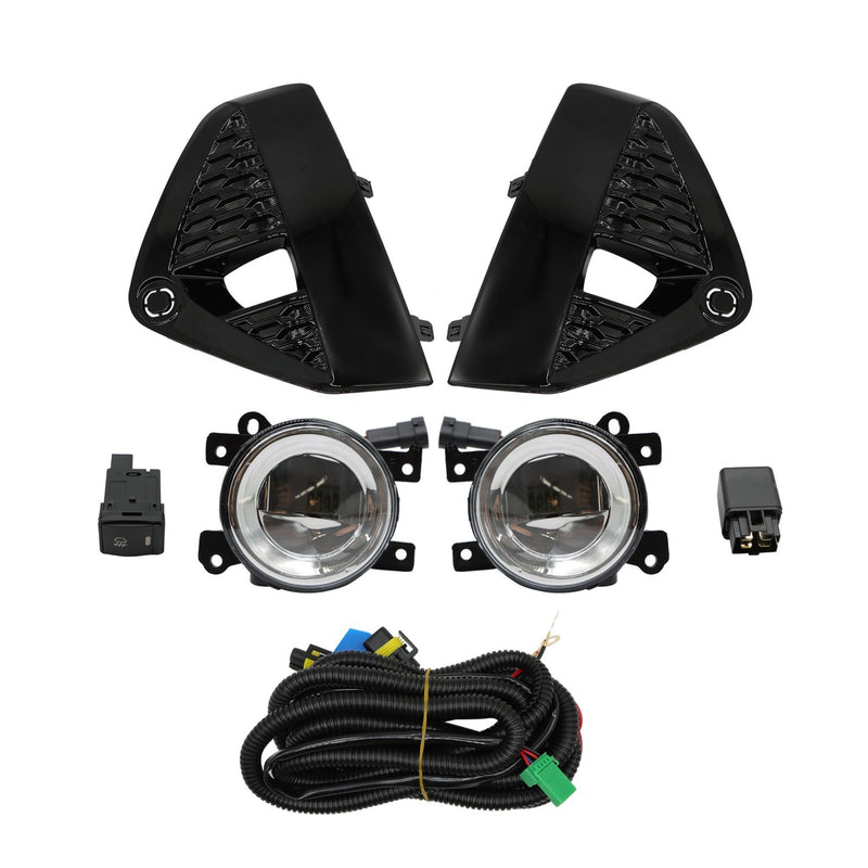 DURAFORCE LED Fog Lights Kit w/ Bezel, Switch, Wires & Relay for 19-21 Nissan Murano