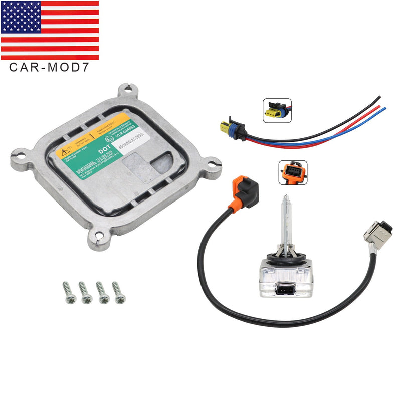 DURAFORCE 09-12 Lincoln MKS Xenon Ballast ECU Module + HID Bulb Kit Replacement