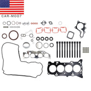 DURAFORCE Cylinder Head Gasket Bolts Set for 09-16 Toyota Camry RAV4 Scion 2.5L 2AR-FE