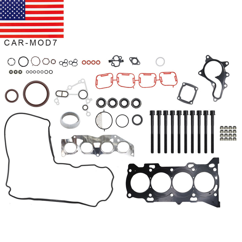 DURAFORCE Cylinder Head Gasket Bolts Set for 09-16 Toyota Camry RAV4 Scion 2.5L 2AR-FE
