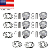 DURAFORCE Jaguar Land Rover AJ126 3.0L V6 Supercharged Piston Assembly Set of 6