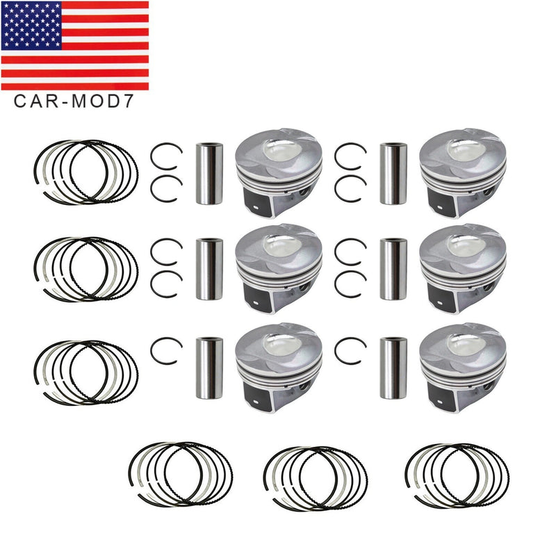 DURAFORCE Jaguar Land Rover AJ126 3.0L V6 Supercharged Piston Assembly Set of 6