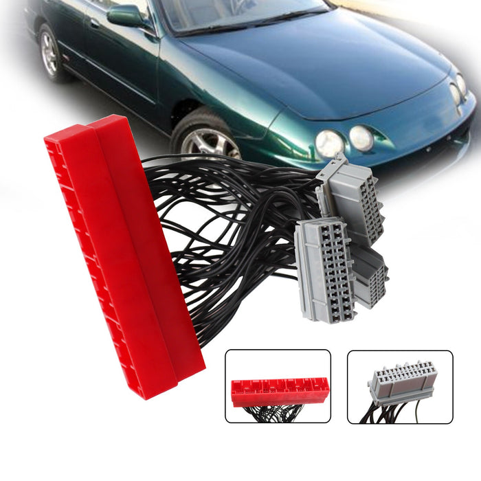 DURAFORCE 1998+ Honda Civic Acura OBD2B to OBD1 ECU Conversion Jumper Harness