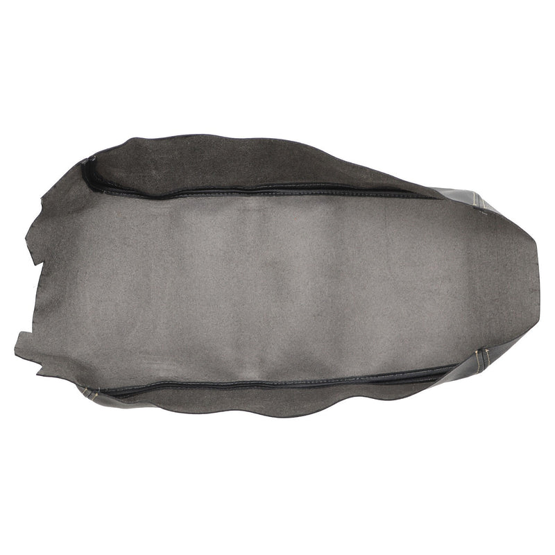 DURAFORCE Nissan Maxima 2016-2019 Black Leather Console Armrest Cover Beige Stitch