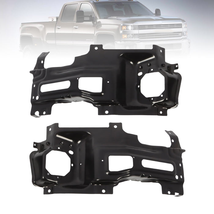 DURAFORCE 15-19 Silverado 2500/3500 HD Front Bumper Outer Retainer Brackets LH & RH