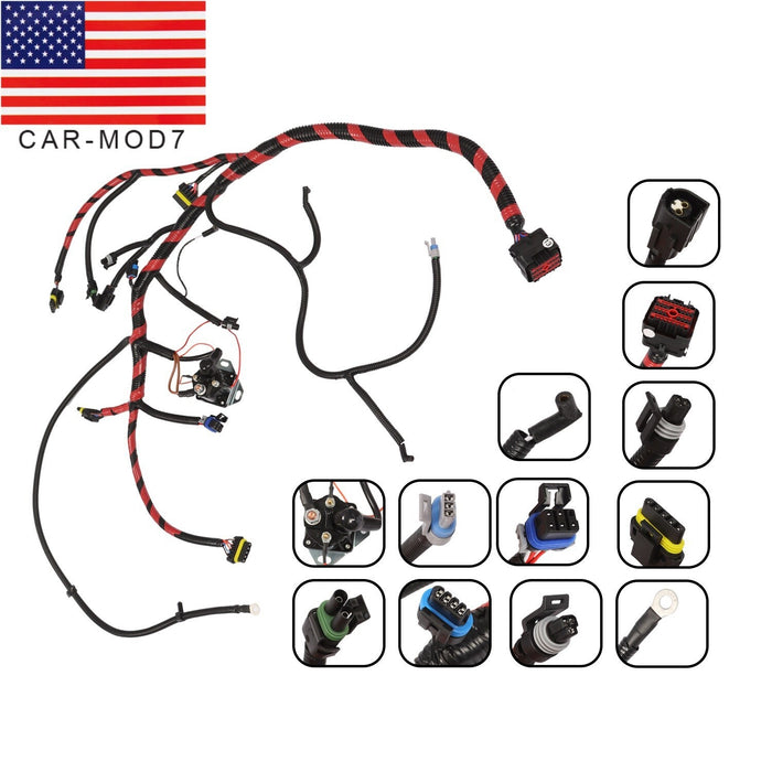 DURAFORCE 1994-1996 Ford Powerstroke 7.3L Engine Wiring Harness F6TZ-9A451-F F250-F450