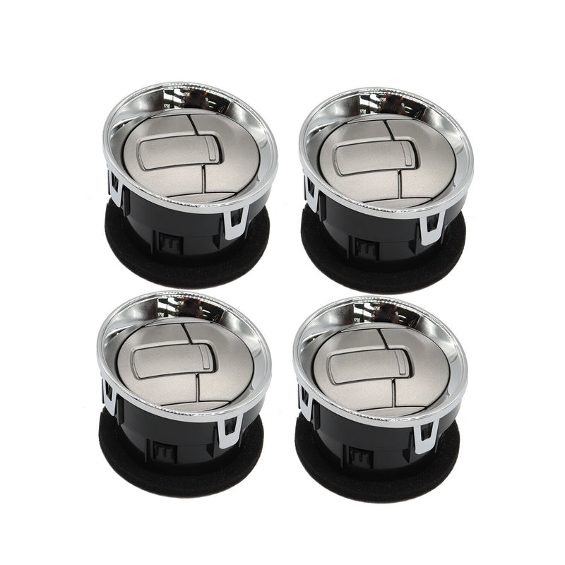 DURAFORCE 09-14 Ford F-150 Chrome AC Heater Air Vent Dashboard Louvre 4X Interior