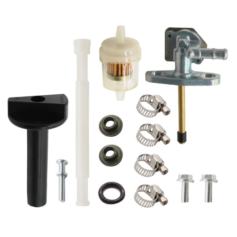 DURAFORCE Honda Foreman Rancher TRX350 400 Fuel Tank Petcock Valve with Fuel Lines