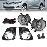DURAFORCE Fog Lights Kit FL7012 for 2011-2013 Toyota Corolla Bumper Lamps