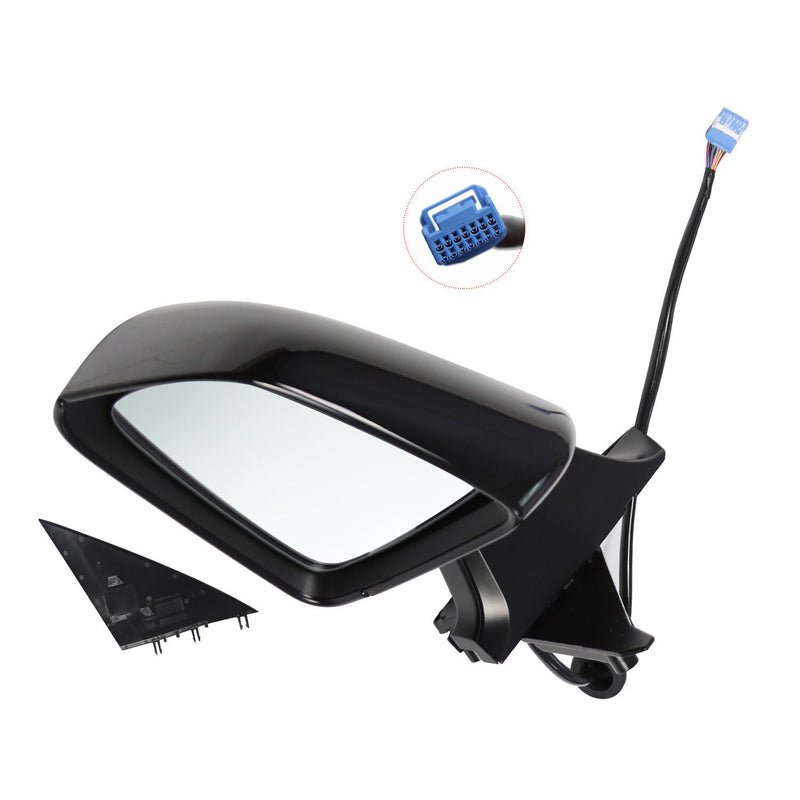 DURAFORCE Tesla Model Y 2020-2023 Left Side Mirror Power Fold Heated Black Replacement