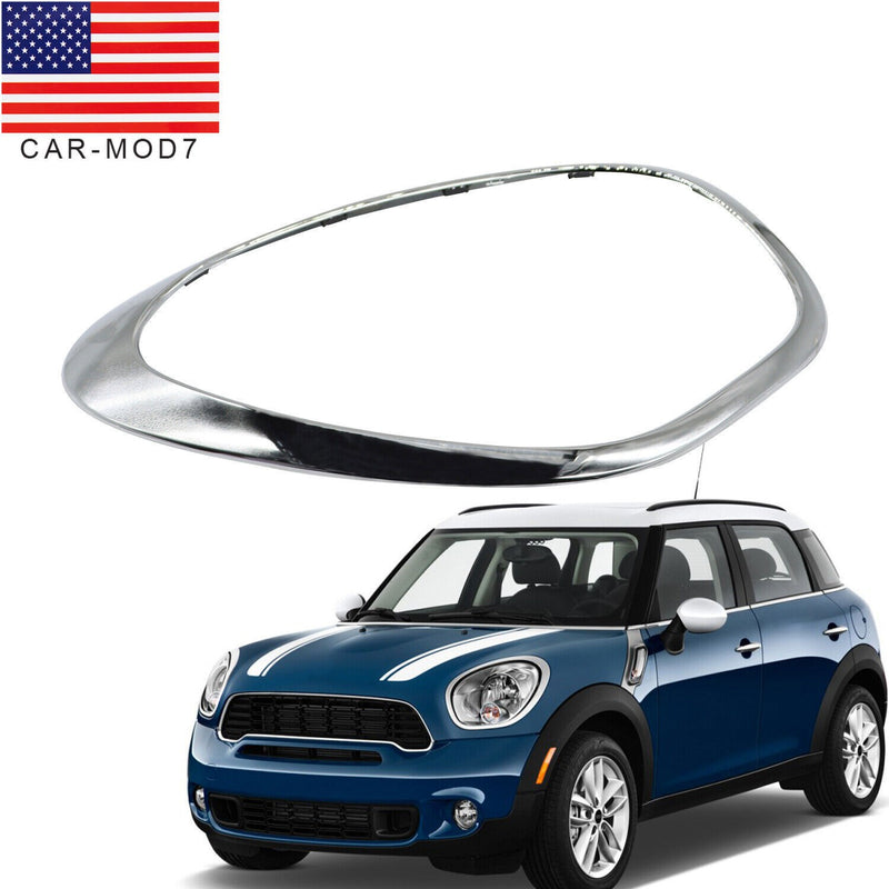 DURAFORCE Mini Cooper Countryman Right Headlight Bezel Trim Chrome Replacement Part