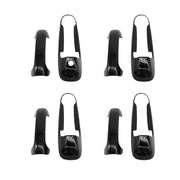 DURAFORCE Gloss Black Door Handle Covers Overlay for Ram 1500 2500 3500 2002-2008
