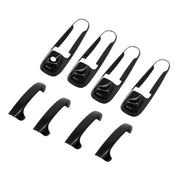 DURAFORCE Gloss Black Door Handle Covers Overlay for Ram 1500 2500 3500 2002-2008
