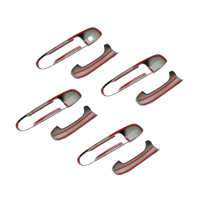 DURAFORCE Gloss Black Door Handle Covers Overlay for Ram 1500 2500 3500 2002-2008