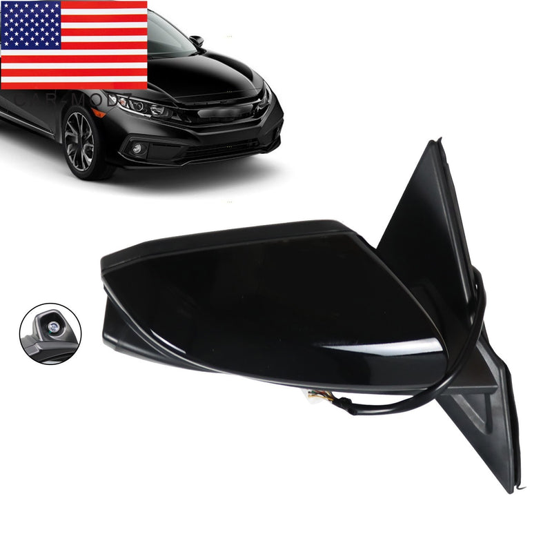 DURAFORCE Honda Civic 2016-2018 Sedan Passenger Side Power Heated Mirror with Camera