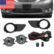 DURAFORCE Toyota Sienna Fog Lights Assembly 2011-2017 with Lamps & Switch