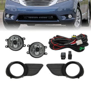 DURAFORCE Toyota Sienna Fog Lights Assembly 2011-2017 with Lamps & Switch