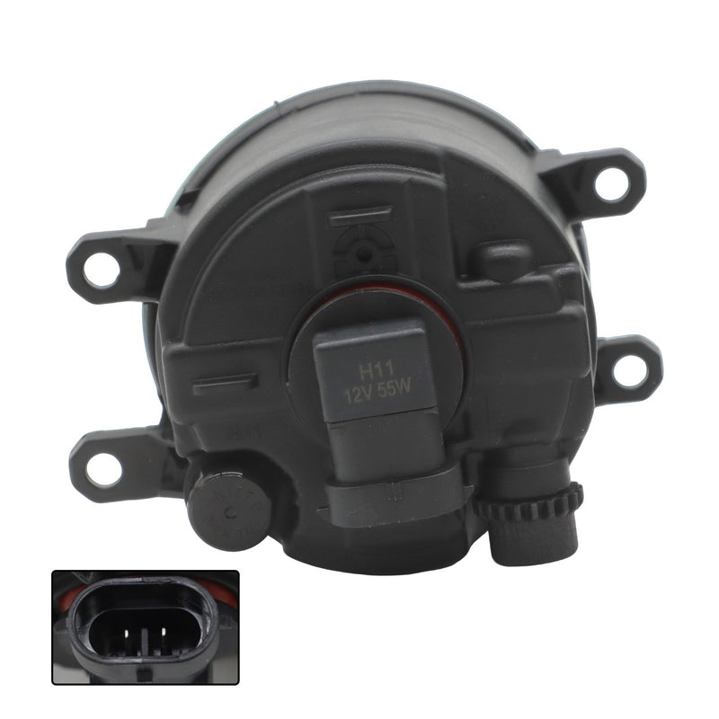 DURAFORCE Toyota Sienna Fog Lights Assembly 2011-2017 with Lamps & Switch