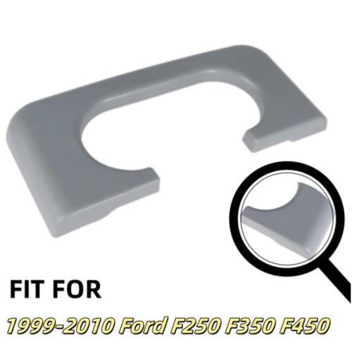 DURAFORCE 1999-2010 Ford F250 F350 F450 Gray Waterproof Center Console Cup Holder Pad