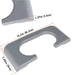 DURAFORCE 1999-2010 Ford F250 F350 F450 Gray Waterproof Center Console Cup Holder Pad