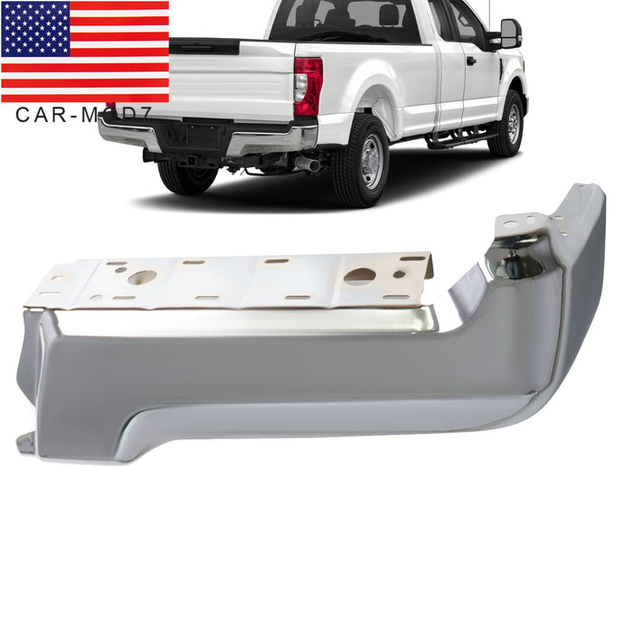 DURAFORCE 2017-2022 Ford F-250 F-350 Chrome Rear RH Passenger Bumper Face Bar