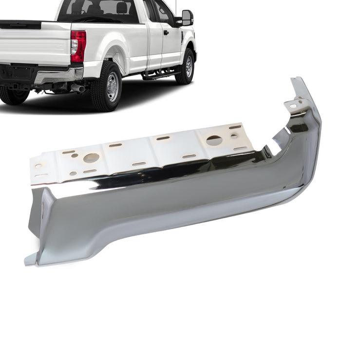 DURAFORCE 2017-2022 Ford F-250 F-350 Chrome Rear RH Passenger Bumper Face Bar