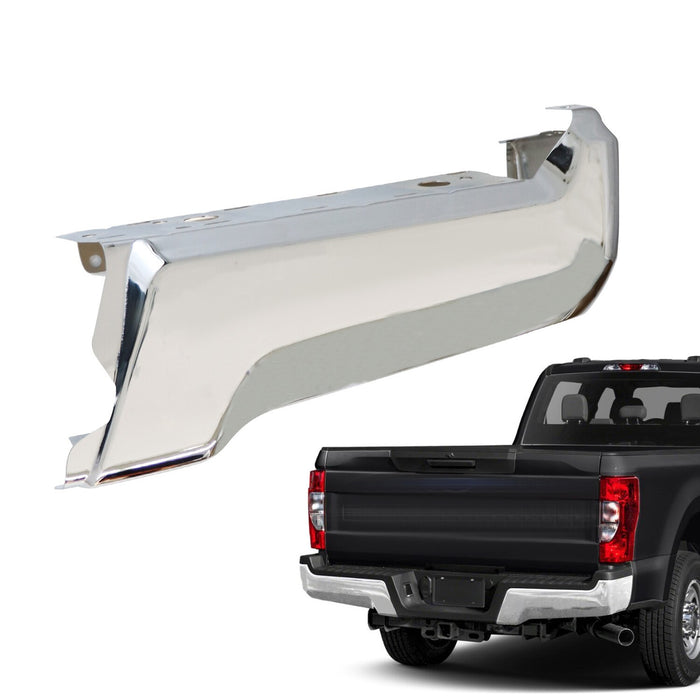 DURAFORCE 2017-2022 Ford F-250 F-350 Chrome Rear RH Passenger Bumper Face Bar