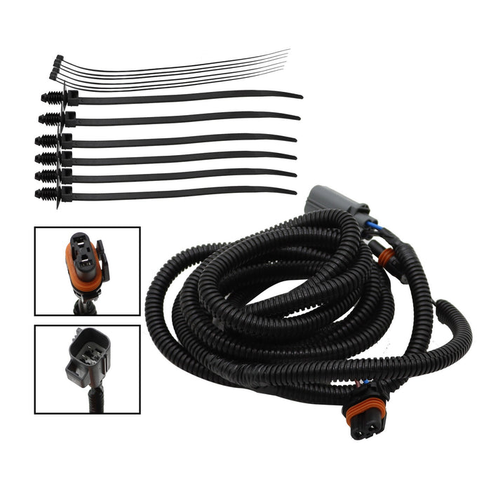 DURAFORCE 10-18 Dodge Ram 1500 2500 Fog Lamp Jumper Wiring Harness 68046303AC